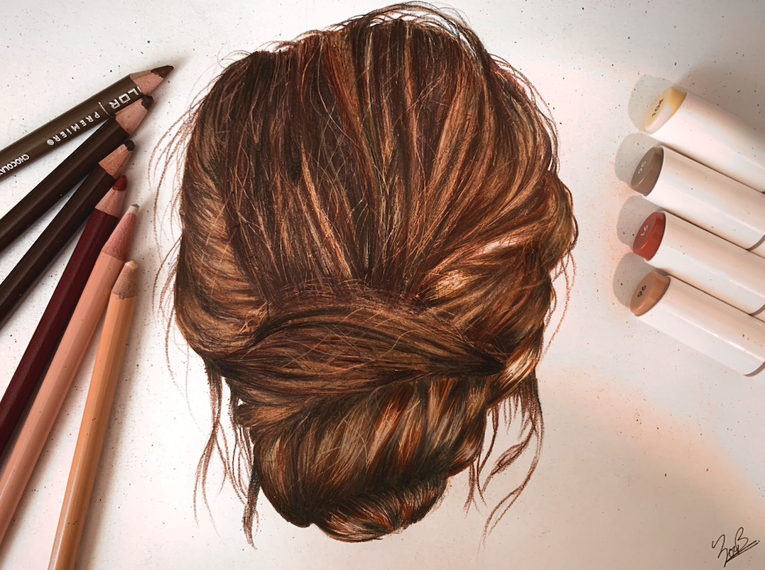 Brown Hair Study