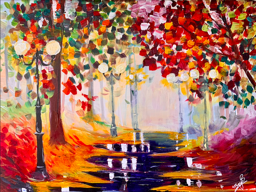 Morning Fog Painting