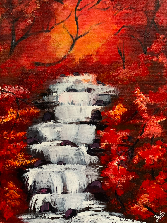 Waterfall Painting